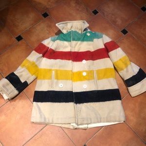 Vintage Hudson Bay Four Point Blanket Coat